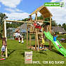 Jungle Gym Palace inkl. swing, sand & grøn slide
