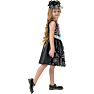 Halloween edderkoppe hekse kostume str. 116