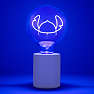 Stitch LED neonlampe - blå