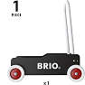 BRIO 31351 Lære-gå-vogn, sort