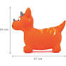 LUDI dino som hoppedyr - orange
