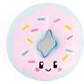 Scoop squishy donut - flere varianter - assorteret