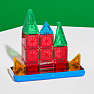 Magna-Tiles micromags i metal-rejseæske - 26 dele
