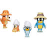Bluey figurer familie telt-tur 4-pak