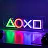 PlayStation neonskilt - multifarvet
