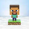 Minecraft Steve lampe - multifarvet
