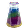 Scoop Rainbow Slime in flask