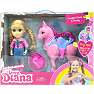 Love Diana Cowgirl dukke med pony 33 cm