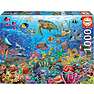 Educa fantasy turtles puslespil - 1000 brikker