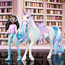 Unicorn academy Layla & Glacier dukke og hest