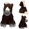 Miss Melody Plys 20 cm - brun