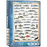 Puslespil Freshwater Fish - 1000 brikker