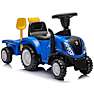 New Holland gå-traktor med trailer