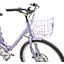 SCO Premium E-Fresh dame elcykel 26" 12,5AH - lilla