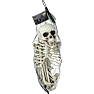 Halloween skelet dele - hvid