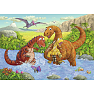 Ravensburger, Legende dinosauruser puslespil med 2x24 brikker
