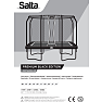 Salta Premium Black Edition rektangel havetrampolin 396 x 244 cm