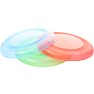 Spinout frisbee - assorteret