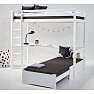 Hoppekids 5-split madras til lounge modul 80x200 cm - grå