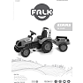 Falk Toys Claas traktor med vogn