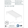 Hoppekids briks 70x160 cm - hvid