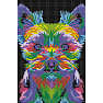 Diamond art hund lærred - 20x30 cm