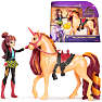 Unicorn academy Valentina & Cinder dukke og hest