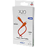 X2O SUPERFLEX 60W USB-C/C-kabel 1,5M - Orange