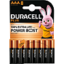 Duracell Plus Boost AAA batterier 8-pak