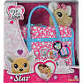 Chi Chi Love Star chihuahua plyshund med taske 20 cm