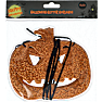 Halloween glitter guirlande 3 meter - flere varianter - assorteret