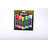 Glitterlimsæt - 10 x 12.5ml laser farver