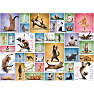 Puslespil Yoga Cats - 1000 brikker