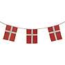 Salling flagguirlande 2,5 meter - Dannebrog
