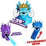 Goo Jit Zu King Hydra figur 24 cm