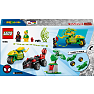 LEGO Marvel Spin og Electros jagt i dinosaurkøretøjer 11198