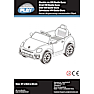 VW Beetle Dune elbil - gul