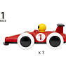 BRIO 30308 stor pull-back racerbil