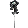 Halloween kunstig rose 42 cm - flere varianter - assorteret