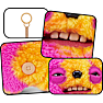 Fuggler nøglering 13 cm - assorteret