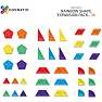 Connetix Expansion Pack magnetsæt 36 dele  - Rainbow