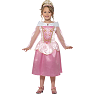 Pink prinsesse kostume - str. 116 cm