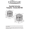 Extreme trampolin Ø: 426 cm