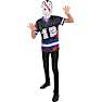 Halloween zombie fodboldspiller kostume str. 128