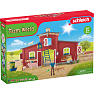 Schleich rød lade med tilbehør 42606