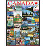 Puslespil Travel Canada Vintage Posters - 1000 brikker
