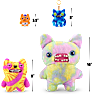 Fuggler nøglering 13 cm - assorteret