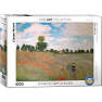 Puslespil The Poppy Field by Monet - 1000 brikker