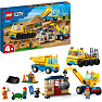 LEGO® City Entreprenørmaskiner og nedrivningskran 60391