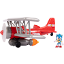 Sonic flyvemaskine m. sonic figur